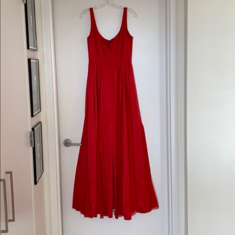 Halston Heritage Red Gown